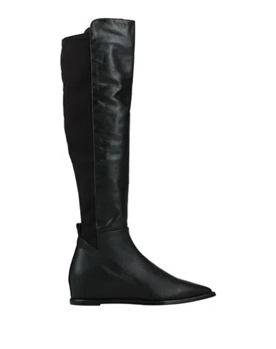Eqüitare Equitare Woman Boot Black Size 10 Leather, Textile Fibers