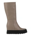 Eqüitare Equitare Woman Boot Taupe Size 11 Soft Leather In Gray
