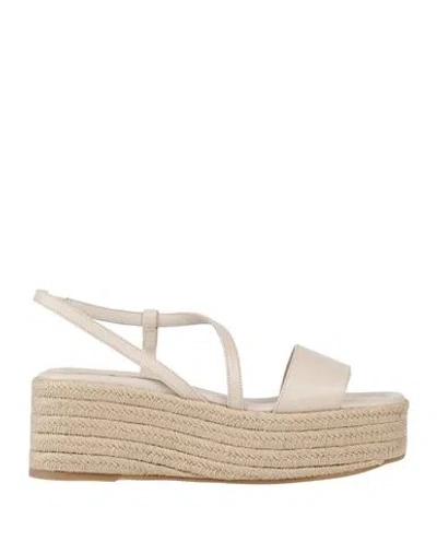 Eqüitare Equitare Woman Espadrilles Beige Size 6 Leather