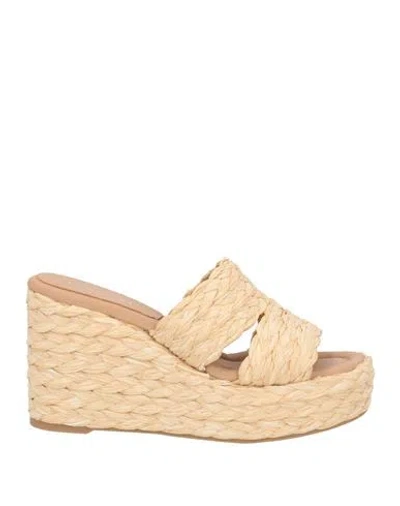 Eqüitare Equitare Woman Espadrilles Beige Size 8 Natural Raffia