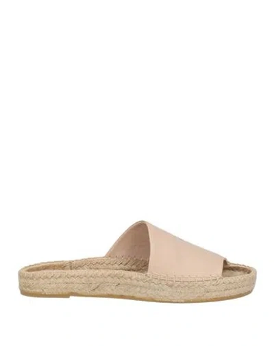 Eqüitare Equitare Woman Espadrilles Beige Size 8 Soft Leather In Beige