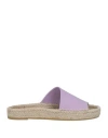 Eqüitare Equitare Woman Espadrilles Light Purple Size 10 Soft Leather