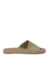 Eqüitare Equitare Woman Espadrilles Sage Green Size 6 Soft Leather In Sage Green
