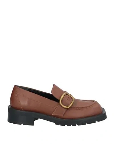 Eqüitare Equitare Woman Loafers Brown Size 7 Leather