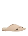 Eqüitare Equitare Woman Sandals Beige Size 6 Textile Fibers