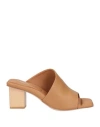 Eqüitare Equitare Woman Sandals Camel Size 6 Soft Leather In Beige