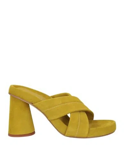 Eqüitare Equitare Woman Sandals Lime Green Size 10 Leather