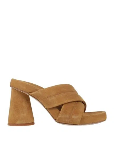 Eqüitare Equitare Woman Sandals Tan Size 6 Leather In Brown