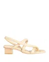 Eqüitare Toe Strap Sandals In Beige