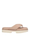 Eqüitare Equitare Woman Thong Sandal Sand Size 11 Textile Fibers In Multi