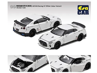 Era Car Nissan Gt-r (r35) Rhd (right Hand Drive) White "advan Racing Gt" Limited Edition To 960 Pieces World