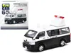 Era Car Toyota Hiace Japan Police Van White And Black "1st Special Edition" 1/64 Diecast Model Car By Era Ca