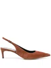 Eraldo 50mm Suede Pumps In Brown