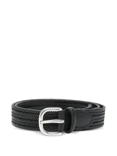 Eraldo Braided Belt In Black