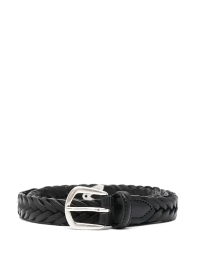 Eraldo Braided Belt In Black