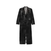 Eraldo Button Coat In Black
