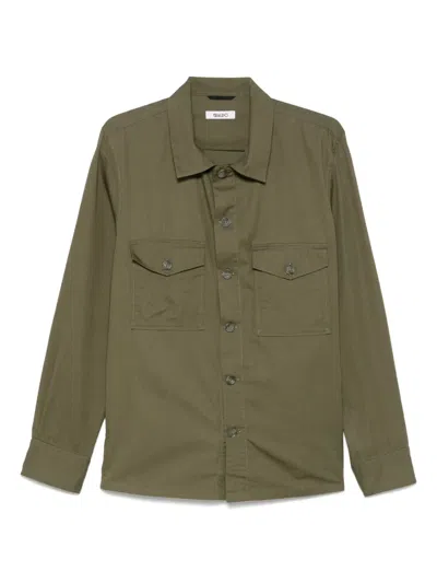 Eraldo Cotton Cargo Shirt In Green