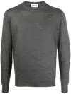 Eraldo Crew-neck Cashmere-blend Jumper In Grey