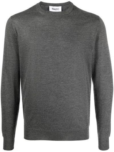 Eraldo Crew-neck Cashmere-blend Jumper In Grey