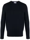 Eraldo Crew-neck Merino-wool Jumper In Blue