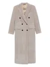 Eraldo Double-breasted Buttoned Coat In Gray