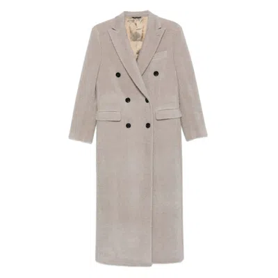 ERALDO DOUBLE-BREASTED BUTTONED COAT