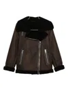 Eraldo Emma Suede Jacket In Brown