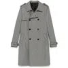 Eraldo Herringbone Coat In Gray