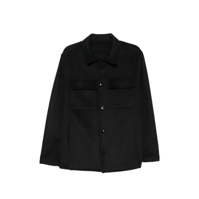 Eraldo Flap-pocket Jacket In Black