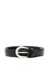 Eraldo Leather Belt In Black