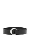 Eraldo Leather Belt In Black