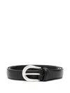 Eraldo Leather Belt In Black