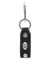 Eraldo Leather Keyring In Black