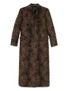 Eraldo Leopard-print Double-breasted Coat In Animal Print