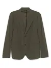 Eraldo Peak-lapels Blazer In Green
