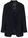 Eraldo Pinstriped Blazer In Blue
