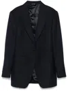 Eraldo Pinstriped Blazer In Blue
