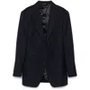 Eraldo Pinstriped Blazer In Blue