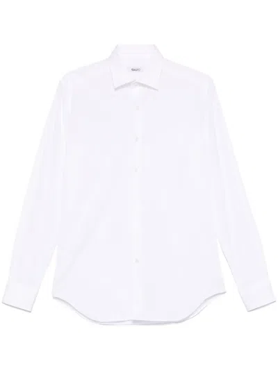 Eraldo Poplin Shirt In White