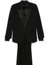 Eraldo Raw-cut Suit In Schwarz