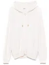Eraldo Ribbed-knit Hoodie In Neutrals