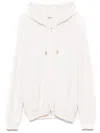 Eraldo Ribbed-knit Hoodie In Neutrals