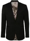 Eraldo Single-breasted Blazer In Black