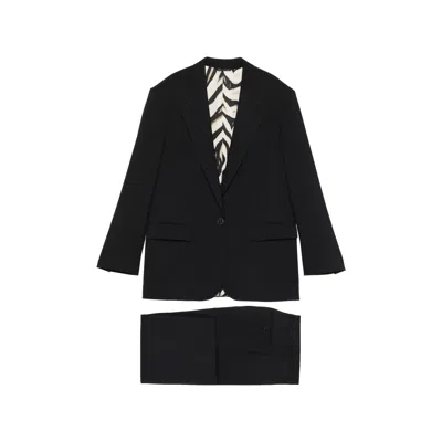 Eraldo Single-breasted Suit In Black