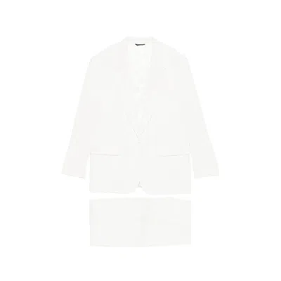 Eraldo Single-breasted Suit In White