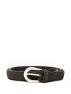 Eraldo Suede Belt In Brown
