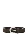 Eraldo Suede Belt In Brown
