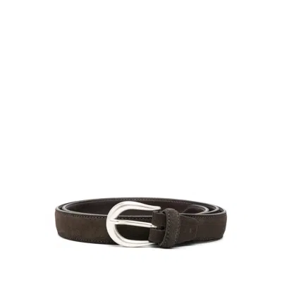 Eraldo Suede Belt In Red