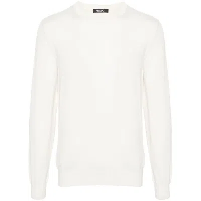 Eraldo Crew-neck Jumper In White