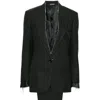 Eraldo Herringbone-pattern Suit In Black